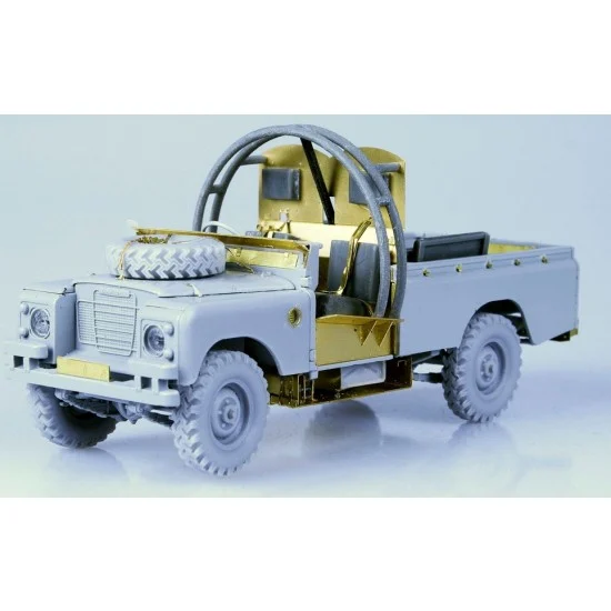 Minor 353025 1/35 Mine Protected Land Rover 109 Rodhesia Conversion set for Italeri Land Rover 109 - Military Vehicles & Tanks