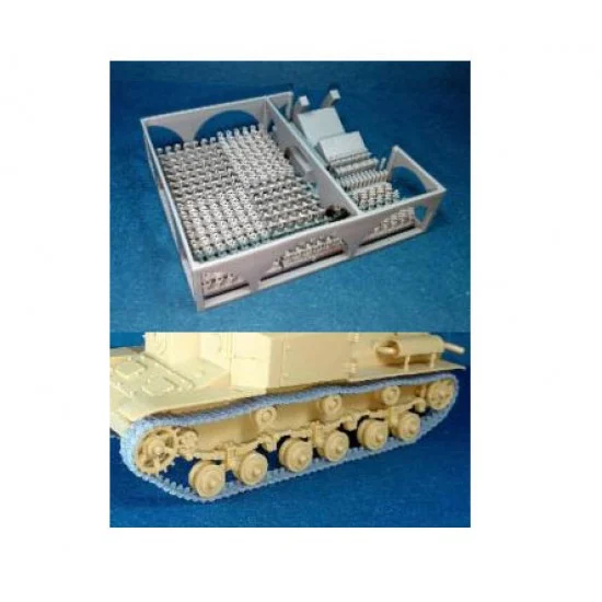Minor 357016 1/35 IJA Type 92 Tank 3D-printed Tracks for Pit-Road kits
