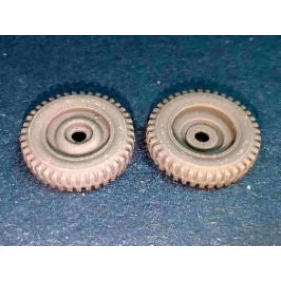 Minor 358024 1/35 Jeep/Bantam BRC-40 6.00 x 16 Military Pattern Early Spare Wheels (2pcs)