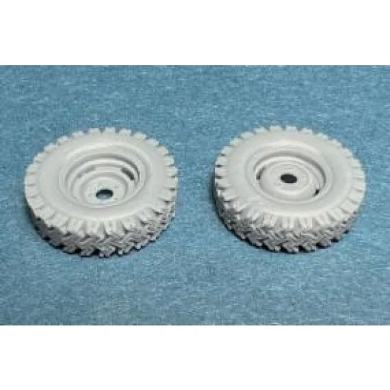Minor 358033 1/35 Land Rover 7.50x16 Deestone Spare Wheels (2pcs) - Military Vehicles & Tanks