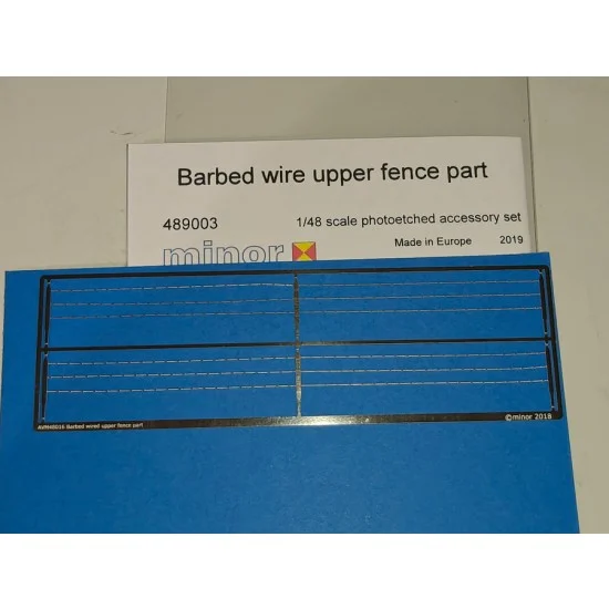 Minor 489003 1/48 Top Fence Barbed Wire - Military Vehicles & Tanks