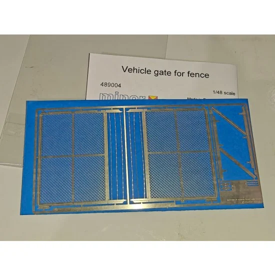 Minor 489004 1/48 Fence Vehicle Gate - Scenics & Diorama