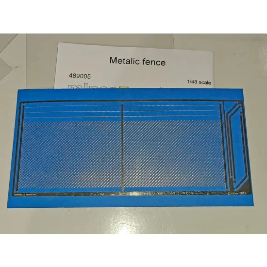 Minor 489005 1/48 Metalic Fence - Scenics & Diorama