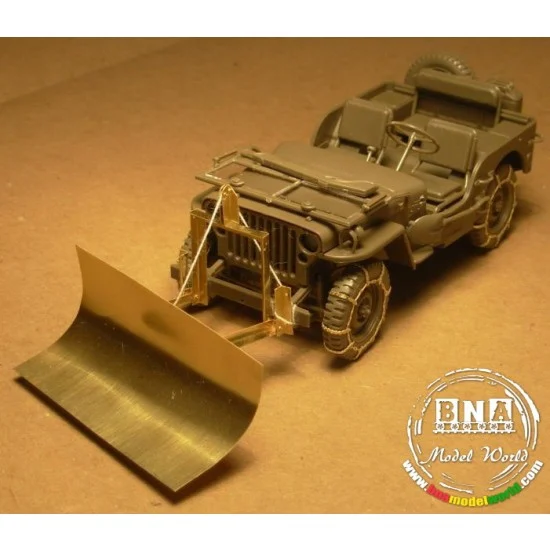 Minor 351007 1/35 Photo-Etched Snow Plow for WWII Jeep (for Tamiya, Italeri, Revell kits)