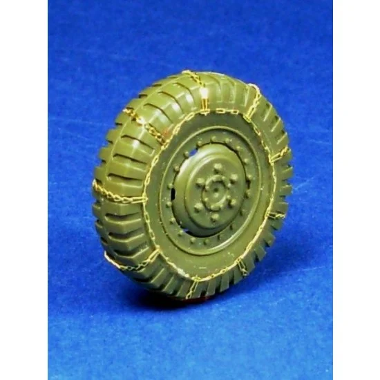 Minor 351018 Tyre Chains for 1/35 US M8/M20 Armoured Cars (2pcs) - Military Vehicles & Tanks