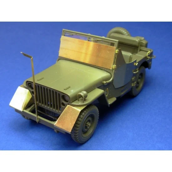 Minor 351019 1/35 WWII US Light Armoured Jeep Photo-Etched parts (24pcs)