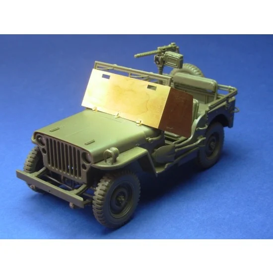 Minor 351021 1/35 WWII Jeep Windshield Armour Photo-Etched set (for all kits)