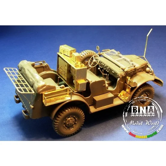 Minor 372008 1/35 Photo-etched WC-58 Command Car SCR-193 Radio with Cabinet +Accessories
