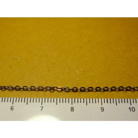 Minor 100004 Black Oval Chain (Chain Length: 1 meter; Each Link Size: 2.0mm x 1.5mm x 0.4mm) - Hobby Tools & Supplies