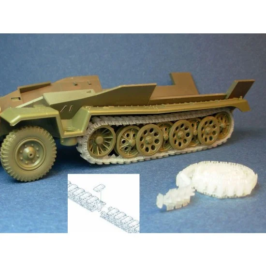 Minor 357006 1/35 SdKfz.251/SdKfz.11 Tracks (Zgw5001/280/140) for AFV Club/Dragon/Zvezda kits - Military Vehicles & Tanks