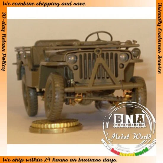 Minor 352000 1/35 Workable Leaf Springs for Tamiya WWII Jeep - Military Vehicles & Tanks