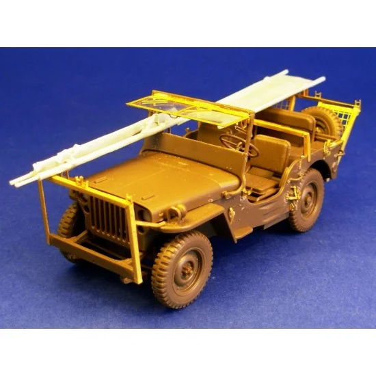 Minor 353012 1/35 WWII Australian Ambulance Jeep Conversion Set for Tamiya kit (61 parts, Resin+PE) - Military Vehicles & Tanks