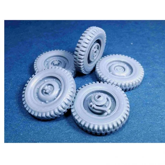 Minor 248001 1/24 Jeep Wheels 6.00x16 Military Pattern for Italeri kits - Military Vehicles & Tanks