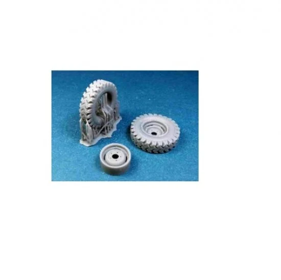 Minor 248006 1/24 Land Rover 7.50x16 Deestone Spare Wheels (2pcs) - Military Vehicles & Tanks