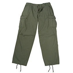Vietnam War-Style 6-Pocket Fatigue Pants - Olive Drab