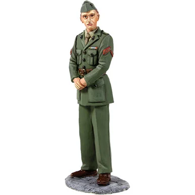 U.S. Marine in Green Winter Service Dress 1/30 Figure - William Britain