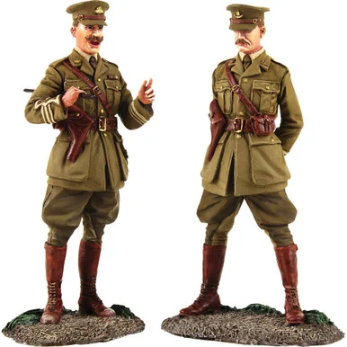 British Major & Lieutenant "The Conference" 1/30 Figure Set William Britain (23098)