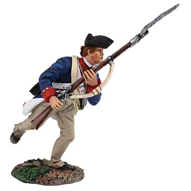 Continental Line Charging w/Bayonet 1/30 Figure William Britain (16022)