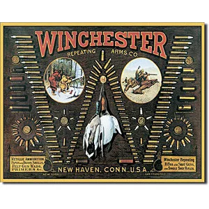 Winchester Repeating Arms Company Metal Sign - Desperate Enterprises