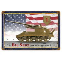M40 Big Shot Metal Sign - Vintage Sign Co.