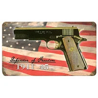 M1911 Pistol Metal Sign - Vintage Sign Co.