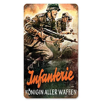 Infantry Metal Sign - Vintage Sign Co.