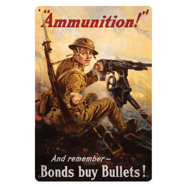 "Ammunition!" Metal Sign - Vintage Sign Co.
