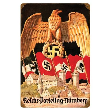 "Reichs Parteitag Nürnberg" Metal Sign - Vintage Sign Co.