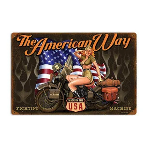 "The American Way" Metal Sign SM271 - Vintage Sign Co.