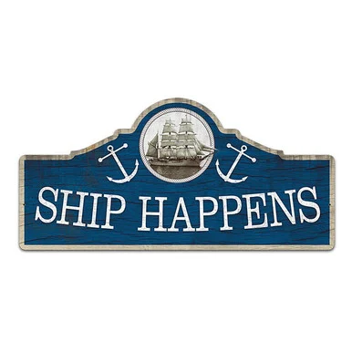"Ship Happens" Metal Sign - Vintage Sign Co.