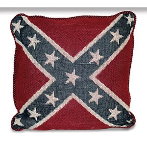 Confederate Battle Flag Cotton Pillow - Ruffin Flag Company