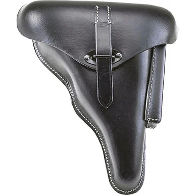 German Leather Walther P38 Holster - Black