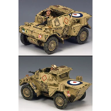 British "Desert Dingo" Armored Patrol Car 1/30 Model - King and Country