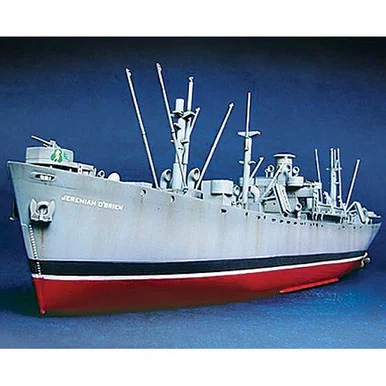 S.S. Jeremiah O'Brien Liberty Ship 1/350 Kit - Trumpeter
