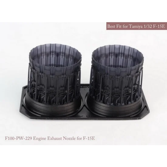 MK1 Design MA-32013 1/32 F-15C/D/E/K P&W Exhaust Nozzle Set for Tamiya kits (Opened)