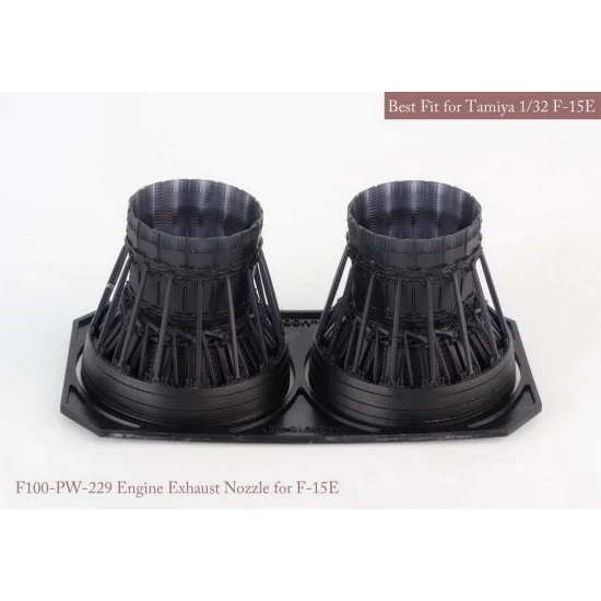 MK1 Design MA-32014 1/32 F-15C/D/E/K P&W Exhaust Nozzle Set for Tamiya kits (Closed)