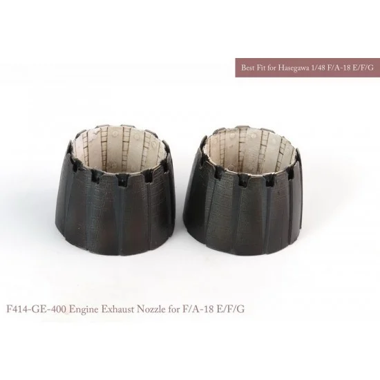 MK1 Design MA-48070 1/48 F/A-18 E/F/G GE Exhaust Nozzle Set for Hasegawa kits (Opened)