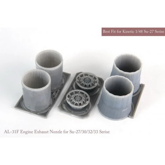 MK1 Design MA-48092 1/48 [SE] SU-27/30/33 Exhaust Nozzle & After Burner set (opened) for HobbyBoss kits