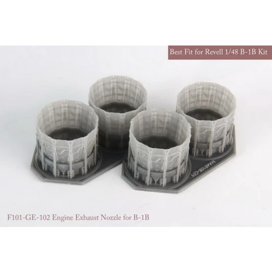 MK1 Design MA-48106 1/48 [SE] B-1B GE Exhaust Nozzle set (opened) for Revell kits