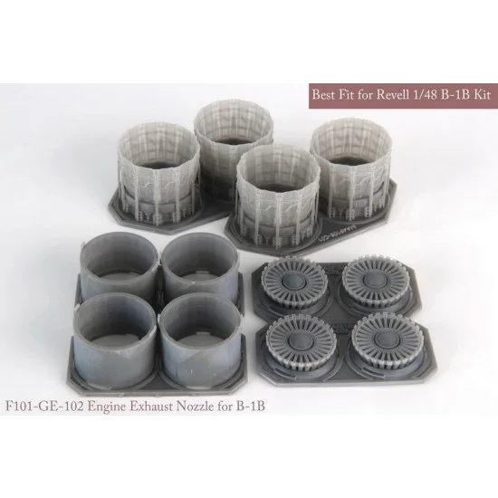MK1 Design MA-48108 1/48 [SE] B-1B GE Exhaust Nozzle & After Burner set (opened) for Revell kits