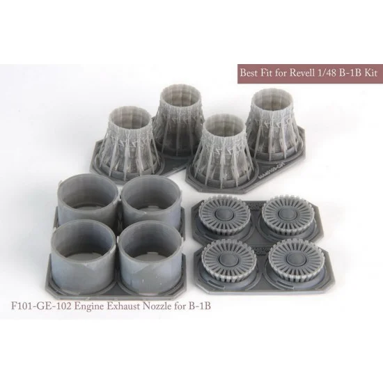 MK1 Design MA-48109 1/48 [SE] B-1B GE Exhaust Nozzle & After Burner set (closed) for Revell kits