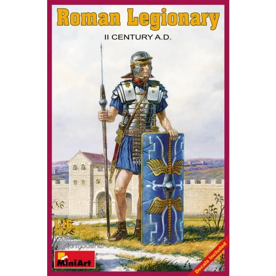 MiniArt 16007 1/16 Roman Legionary II Century A.D. (1 figure w/base) - Model Figures