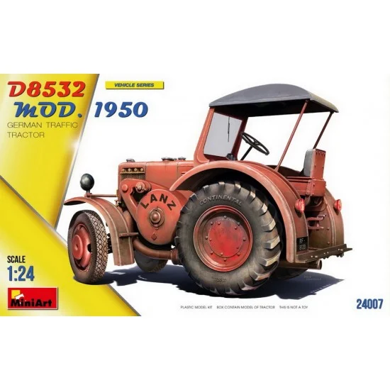 MiniArt 24007 1/24 German Traffic Tractor D8532 Mod.1950 - Model Cars