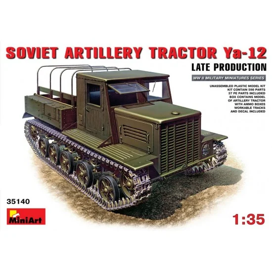 MiniArt 35140 1/35 Soviet Artillery Tractor Ya-12 Late Production