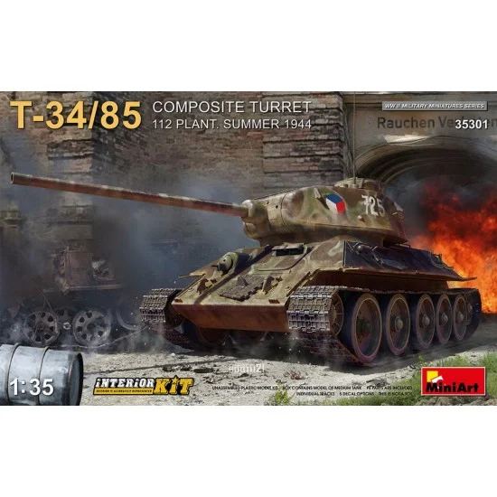 MiniArt 35301 1/35 T-34-85 Composite Turret, 112 Plant, Summer 1944 Interior Kit