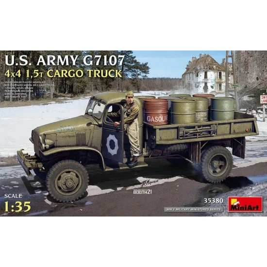 MiniArt 35380 1/35 US Army G7107 4x4 1.5t Cargo Truck - Military Vehicles & Tanks