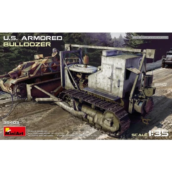 MiniArt 35403 1/35 US Armored Bulldozer - Military Vehicles & Tanks