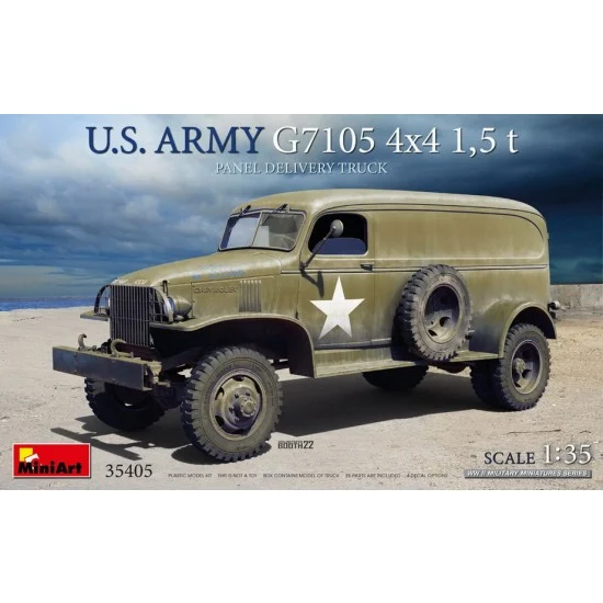 MiniArt 35405 1/35 US Army G7105 4x4 1.5t Panel Delivery Truck - Military Vehicles & Tanks