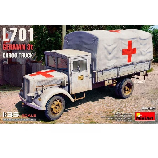 MiniArt 35450 1/35 German L701 3T Cargo Truck - Military Vehicles & Tanks