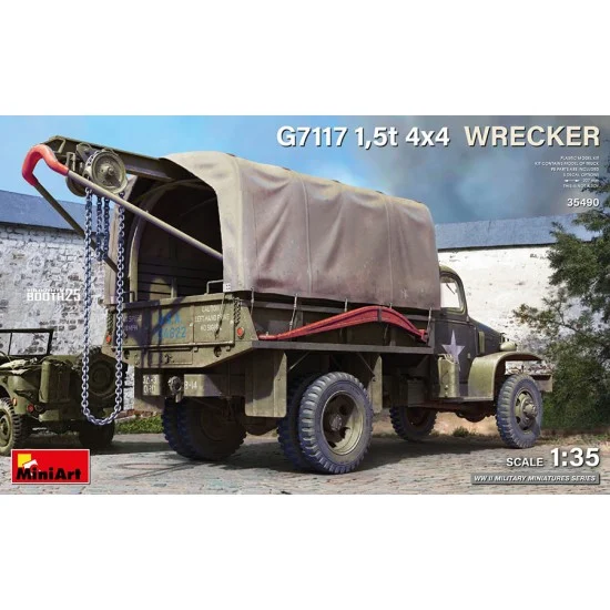 MiniArt 35490 1/35 G7117 1.5t 4x4 Wrecker - Military Vehicles & Tanks